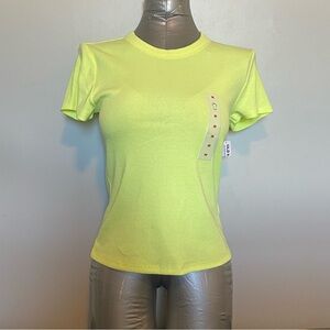 NWT Old Navy yellow ribbed shirt, medium
